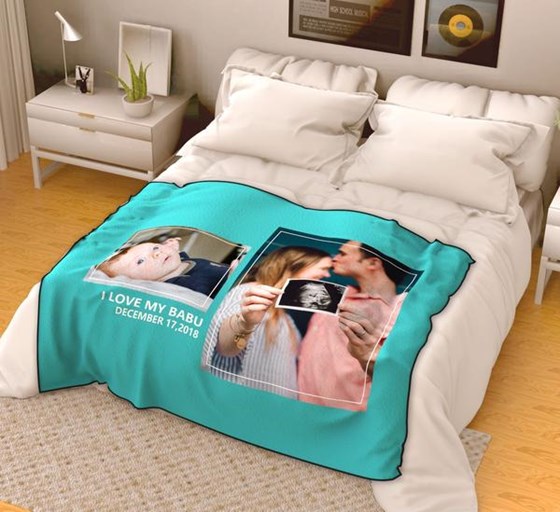 Get Photo Blanket: custom photo blanket
